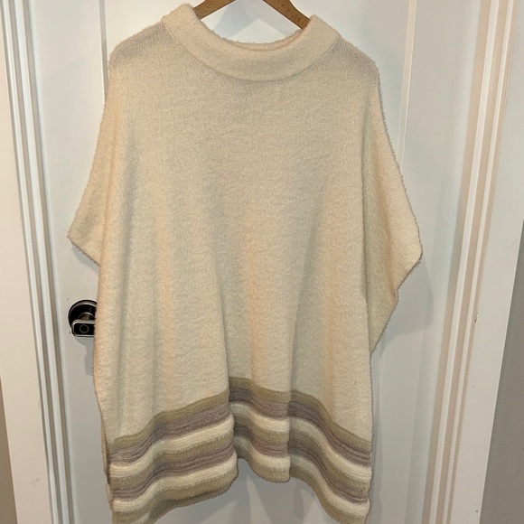 Chico's Sweaters - Chico's Cream Knit Poncho